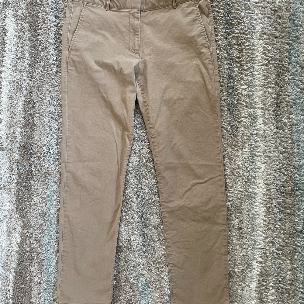 Gap Sz 6 Women’s Skinny Mini Tan Khaki Ankle Pants - Picture 2 of 3